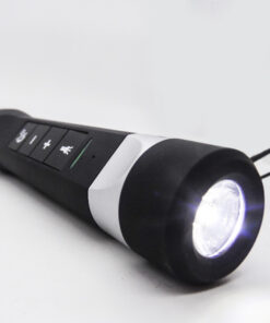 Linterna Con Radio Bluetooth Para Bicicleta
