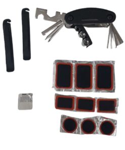 Set Parches Reparación Pinchazo Con Herramienta Bicicleta