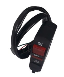 Botón Switch On/off Con Usb Para Moto Para Manubrio (22mm)