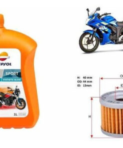 Kit Mantencion Gixxer Filtro + Aceite Repsol