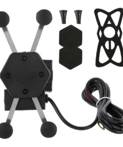 Porta Celular Para Moto Con Cargador Usb