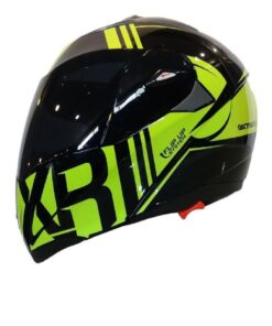 Casco Abatible Ghb 158 Xecuro Mica Tint. Negro/ama Fluor