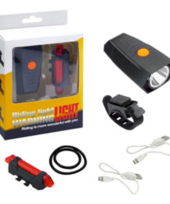 Set De Luces Delantera Y Trasera Para Bicicleta Recargables