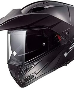 CASCO ABATIBLE LS2 FF324 METRO EVO NEGRO BRILLANTE