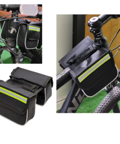 BOLSO DOBLE COMPARTIMIENTO PARA CUADRO DE BICICLETA